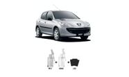 Tinta Tira Risco Automotivo Gris Aluminum Met - EZR Peugeot + Verniz 15ml