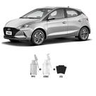 Tinta Tira Risco Automotivo Prata Brisk Met - R2T HYUNDAI + Verniz 15ml