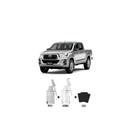 Tinta Tira Risco Automotivo Prata Nevoa - 1D6 Toyota + Verniz 15ml