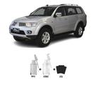 Tinta Tira Risco Automotivo Prata Tecno - A03 Mitsubishi + Verniz 15ml