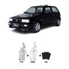 Tinta Tira Risco Automotivo Preto Etna Fiat + Verniz 15ml