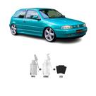Tinta Tira Risco Automotivo Verde Light VW + Verniz 15ml