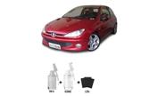 Tinta Tira Risco Automotivo Vermelho Lucifer Perol - EQK Peugeot + Verniz 15ml