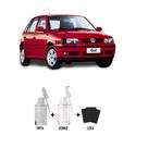 Tinta Tira Risco Automotivo Vermelho Vitoria Lisa VW + Verniz 15ml