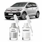 Tinta Tira Risco Automotivo Volksvagem Prata Light Cor Original Uso Profissional