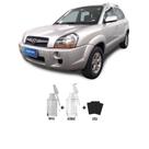 Tinta Tira Risco Automotivo Warn Silver Met - YR Hyundai + Verniz 15ml