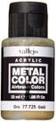 Tinta Vallejo Gold Metal Color 32ml à base de água para aerógrafo