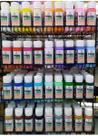 Tinta vidro plastico porcelana e metal Daiara kit com 37 cores 60 ml artesanato
