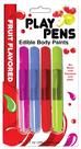 Tintas corporais comestíveis Play Pens Hott Products