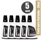Tintas para carimbo com 05 unid premium 30ml