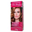 Tintura Colore 7.4 Louro Médio Acobreado Alfaparf Alta Moda
