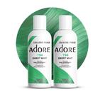 Tintura de cabelo Adore Semi Permanent Sweet Mint 118 ml (pacote com 2)