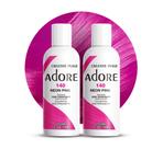 Tintura de cabelo Adore, semi permanente, vegana, livre de crueldade, rosa neon Tintura de cabelo Adore, semi permanente, vegana, livre de crueldade, rosa neon
