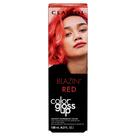 Tintura de cabelo Clairol Color Gloss Up Blazing Red Pacote com 1