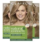 Tintura de cabelo Clairol Natural Instincts 8A Loira Média Fria x3