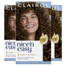 Tintura de cabelo Clairol Nice'n Easy 5G, marrom dourado médio, pacote com 3 unidades