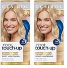 Tintura de cabelo Clairol Root Touch-Up Permanent Extra Lift, pacote com 2 unidades