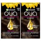 Tintura de Cabelo Garnier Olia 5.03 Castanho Médio - Sem Amônia (2 Unidades)