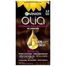 Tintura de Cabelo Garnier Olia 5.3 Marrom Dourado Médio - Sem Amônia