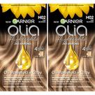 Tintura de cabelo Garnier Olia Permanente Sem Amônia H02 Blonde 2x