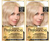 Tintura de cabelo L'Oreal Paris Superior Preference 9.5A (pacote com 2)