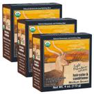 Tintura de cabelo LIGHT MOUNTAIN Henna Castanho Médio 120 ml (pacote com 3)
