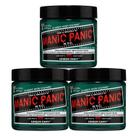 Tintura de Cabelo Manic Panic Green Envy - Kit com 3 Unidades
