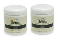Tintura de cabelo Rainbow Research Henna Persian Black 120 ml, pacote com 2