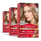 Tintura de cabelo Revlon ColorSilk 70 Loiro Cinza Médio 100% Cinza