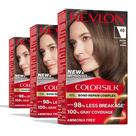 Tintura de cabelo Revlon ColorSilk com Bond Repair Complex 40 Medium Ash