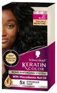 Tintura de cabelo Schwarzkopf Keratin Color 1.2 Jet Black 1 aplicativo