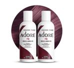 Tintura para cabelo Adore Semi Permanent Rich Amber 118 ml (pacote com 2) Tintura para cabelo Adore Semi Permanent Rich Amber 118 ml (pacote com 2)