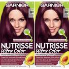 Tintura para cabelo Garnier Nutrisse Ultra Color BR2 Dark Intense Burgundy