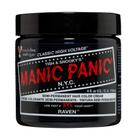 Tintura para cabelo MANIC PANIC Classic Raven Semi Permanente 118 mL