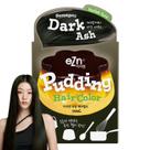 Tintura para cabelo Zen Pudding, sem amônia, cinza escura semipermanente