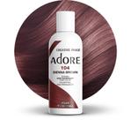 Tintura semipermanente para cabelo Adore 104 Sienna Brown vegana 118 ml Tintura semipermanente para cabelo Adore 104 Sienna Brown vegana 118 ml