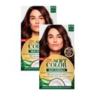 Tintura Soft Color Sem Amônia Cappuccino 415 Kit com duas unidades