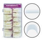 Tips profissional unhas postiças curvatura c nail designer