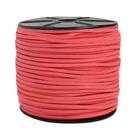Tira de Fio Camurça 2.7mm Rosa Para Chaveiros Bolsas 20 Metros