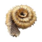 Tira De Renda De Pele Sintética Com Listras E Acabamento Fofo Para Roupas, Chapéus, Punhos, Barba De