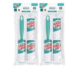 Tira Pelo De Roupa Rolo Adesivo Kit Com 2 Flash Limp