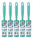 Tira Pelo Roupa Rolo Adesivo Rolinho C/ 30 Folhas - Kit 5 Pc
