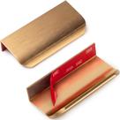 Tirador Adhesivo para Borde RVPEKUPE en Oro Cepillado 8 cm