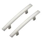 Tirador para Gabinete Ravinte Decor Curvado en Níquel Cepillado 7.6 cm