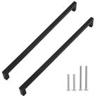 Tiradores para Gabinete Redunest Negro Mate con Centros de Agujero de 352 mm Paquete de 10 Tiradores para Gabinete Redunest Negro Mate con Centros de Agujero de 352 mm Paquete de 10