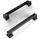 Tiradores para Gabinetes Amerdeco Negro Mate 5 Pulgadas Paquete de 30