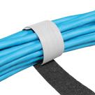 tiras autocolantes Slim Fita Dupla Face 3 Metros x 19mm HLCB19x3,65BG - Cinza