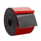 Tiras de borracha DOBTIM Neoprene sólido com adesivo 1,6 mm x 7,6 cm