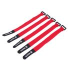 Tiras de cabo Hook and Loop Bnineteenteam para bicicleta x5