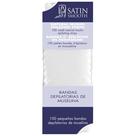 Tiras de cera, cetim, liso, não tecido, musselina pequena, 100 ct